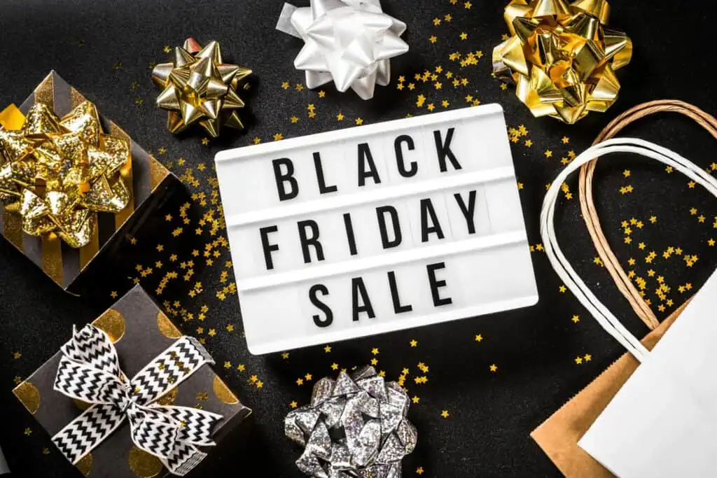 Black friday sale online shopping.