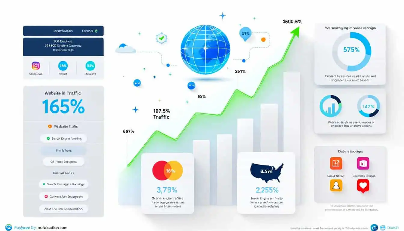 A collection of case studies showcasing successful small business SEO campaigns.