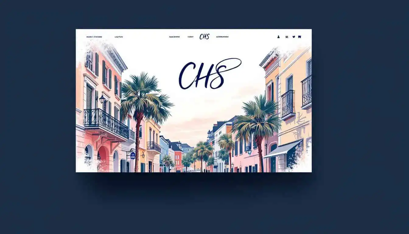 A beautiful website design representing Charleston SC businesses.